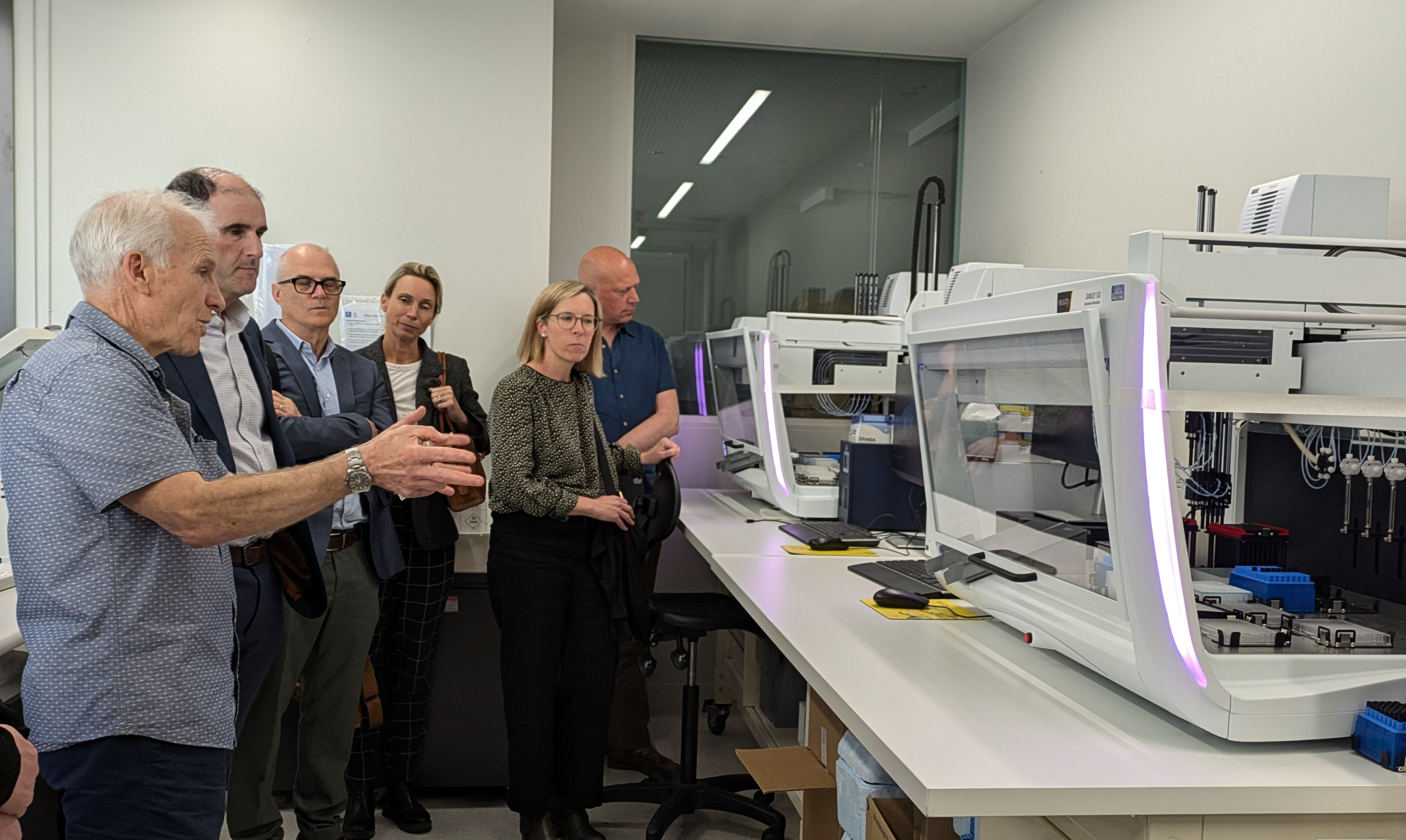 Professor Malcolm McConville takes a tour to showcase OMIX3 platform technology