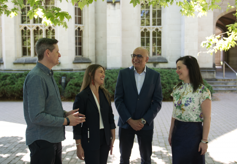 Peter Crack, Serena Duchi, Roy Judge, and Laura Downie.