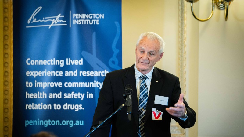 Mick Palmer AO APM giving the oration. Photo: Chris Franklin