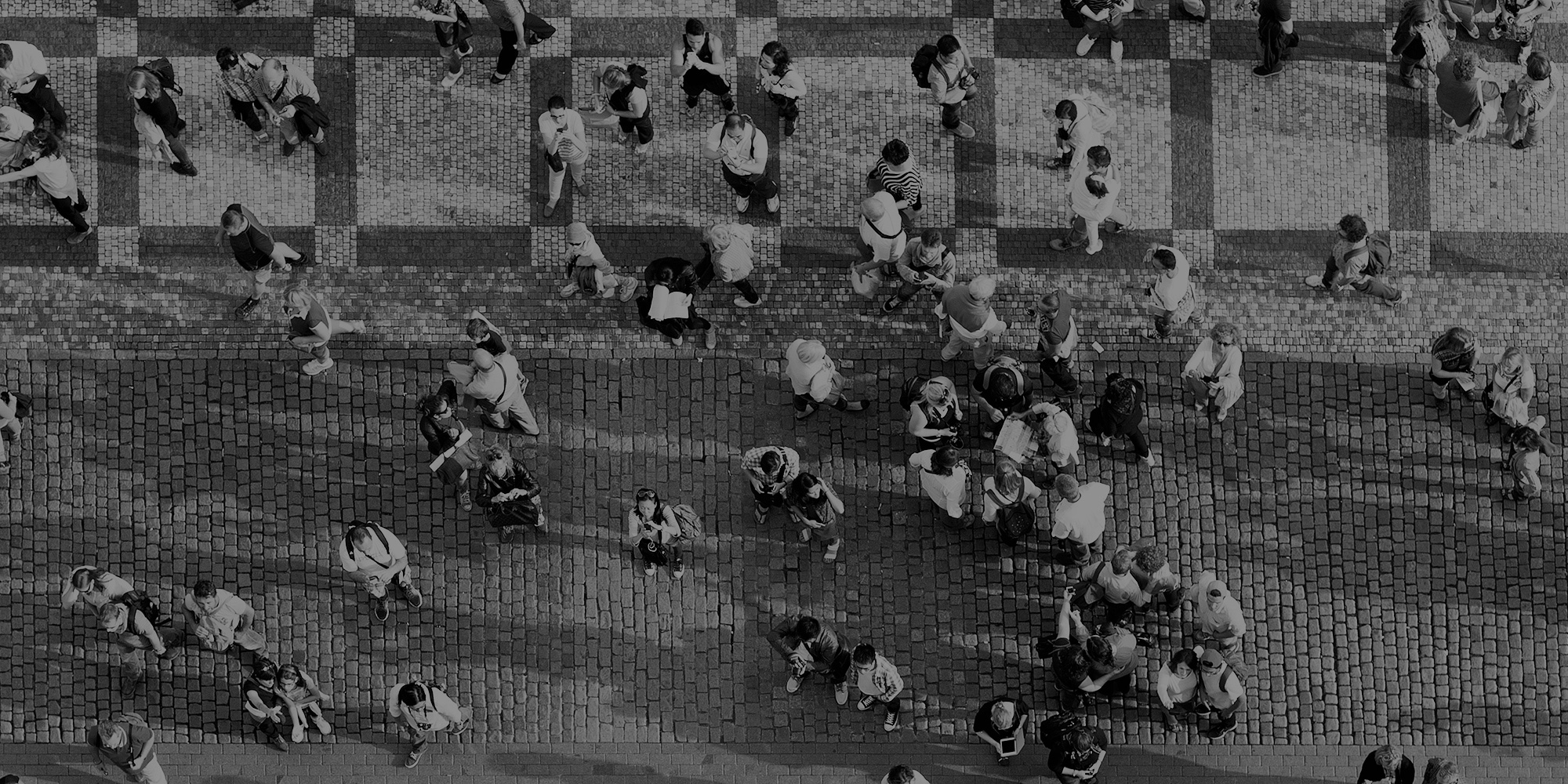 People walking