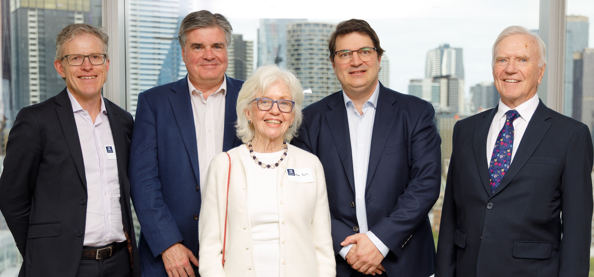 Lorenzo and Pamela Galli Chairs and Mrs Pamela Galli AO