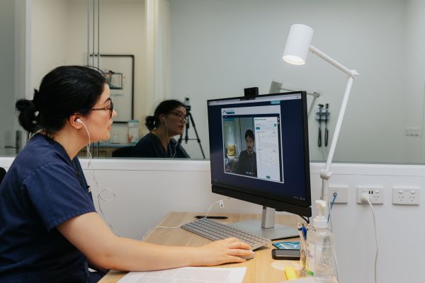 Telehealth consultation simulation