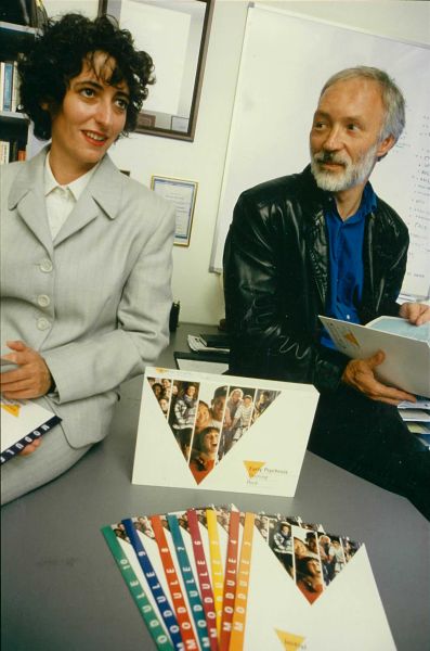 Dr Jane Edwards and Professor Patrick McGorry AO, c. 1990s.