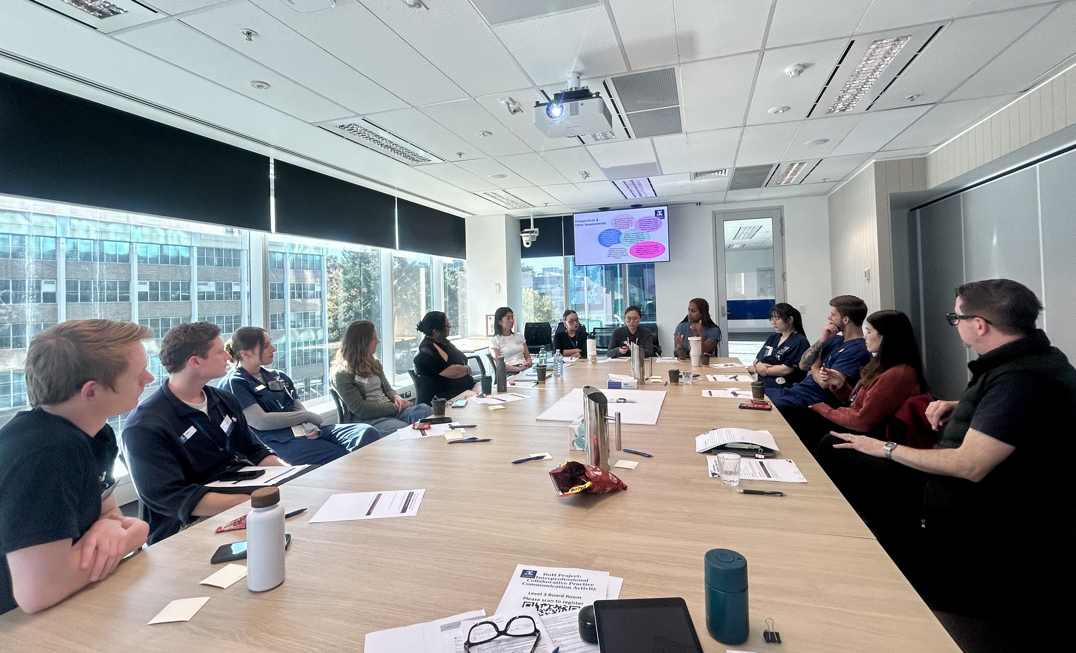 participants sitting around the table