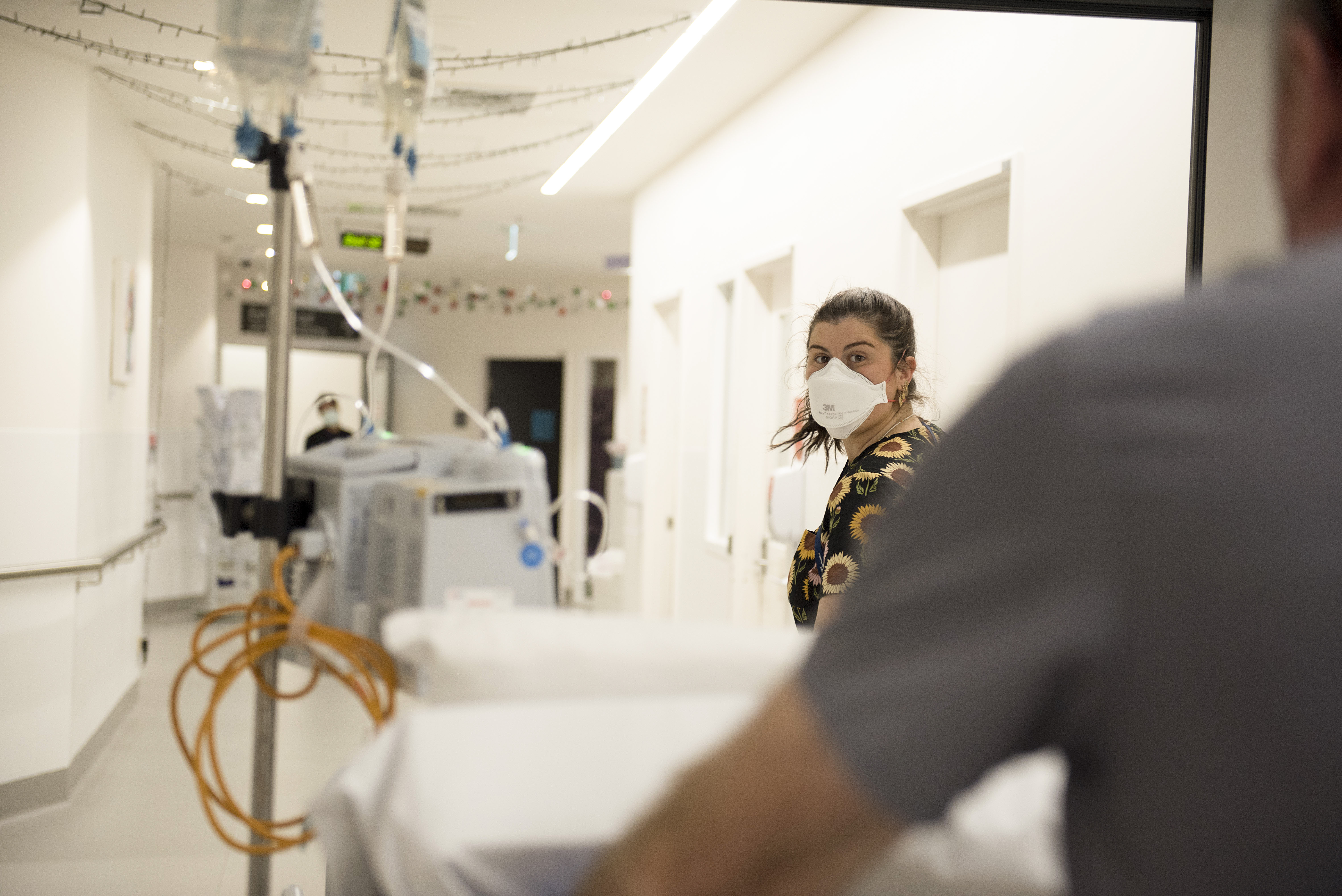 Nurse in hallway image