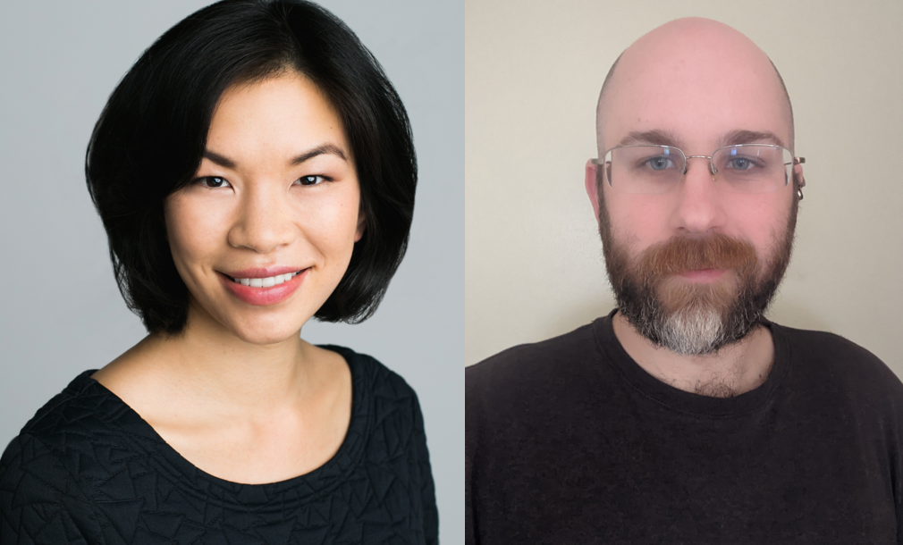 Dr Tami Yap (left) and Dr Aaron Collins (right)