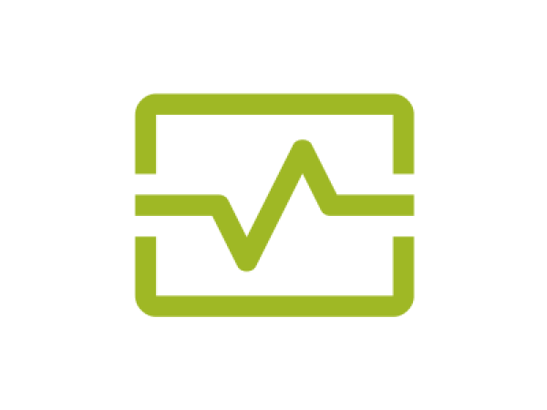 Stable heart beat icon