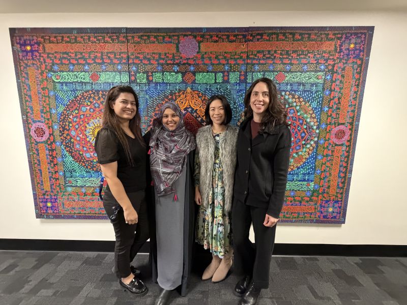 (L-R) Dr Nidhi Saraswat (OHV), Dr Nadia Kaunein (MDS), A/Prof Tami Yap (MDS) and Dr Clare Lin (OHV).