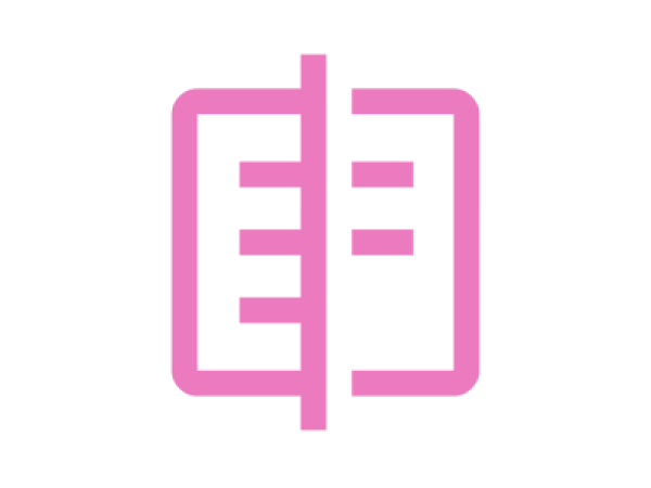Measuring difference icons 