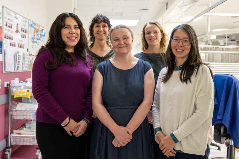 Meet some of the research team: Mariana Ibarra Barrios, Cath O'Shea, Kylie Feely, Stacey Matthews and Michelle Pinan 