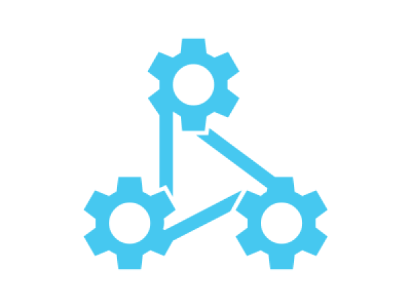 Interconnected cogs 